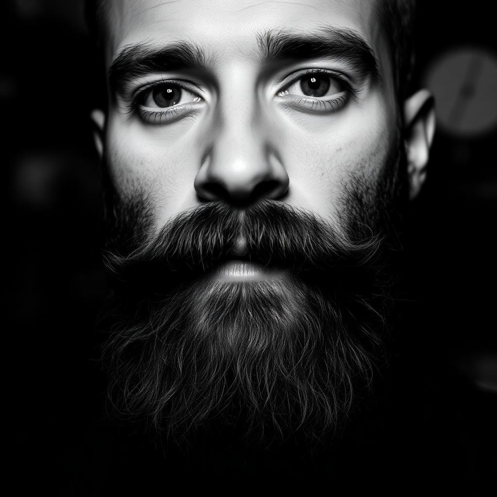 Barba perfilada