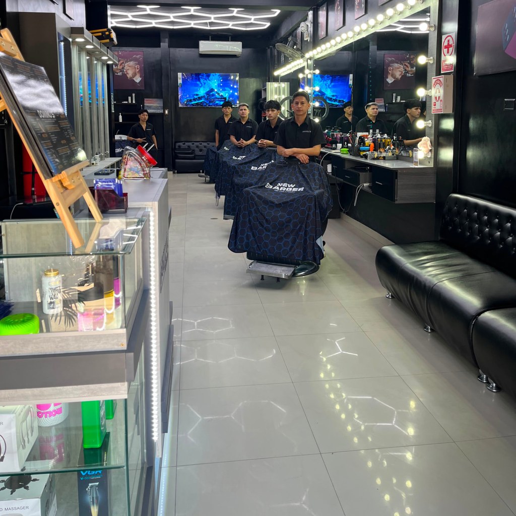 Interior de la barbería Dominu's